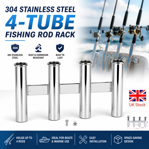 Tube fishing rod holder - fishing, rack