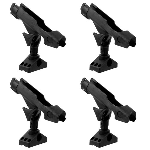 Black plastic fishing rod - fishing,